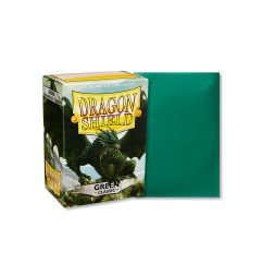 Fundas Dragon Shield Standard Verdes (100 fundas)