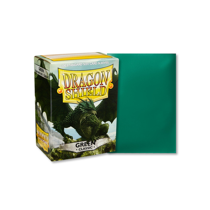 Fundas Dragon Shield Standard Verdes (100 fundas) Fundas Dragon Shield Standard Verdes (100 fundas)