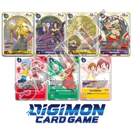 [ENGLISH] Digimon Card Game Premium Heroines Set (PB-18)