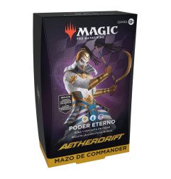 [ESPAÑOL] Magic The Gathering: Aetherdrift Mazo Commander Poder Eterno 3