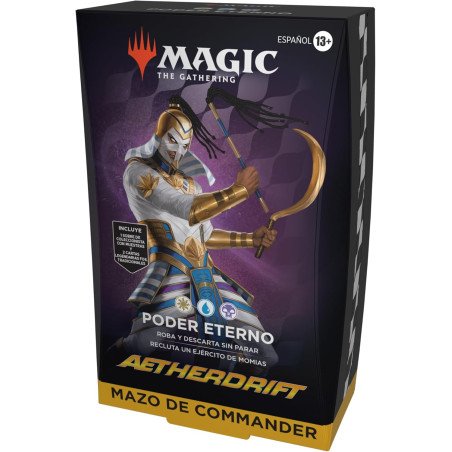 [ESPAÑOL] Magic The Gathering: Aetherdrift Mazo Commander Poder Eterno