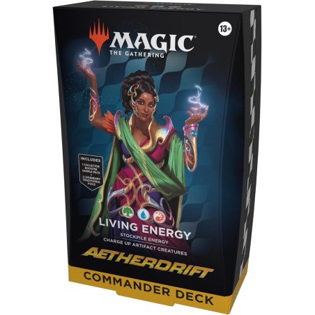 [INGLÉS] Magic The Gathering: Aetherdrift Mazo Commander Living Energy