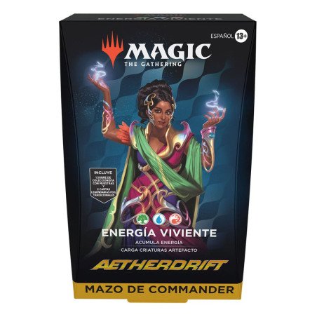 [PREORDER] [SPANISH] Magic The Gathering: Aetherdrift Commander Deck Living Energy