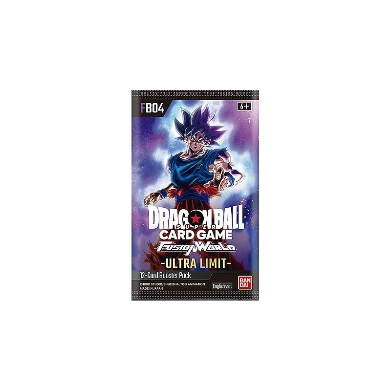 [ENGLISH] DBSCG Fusion World 04 FB-04 4 Booster Pack + promo