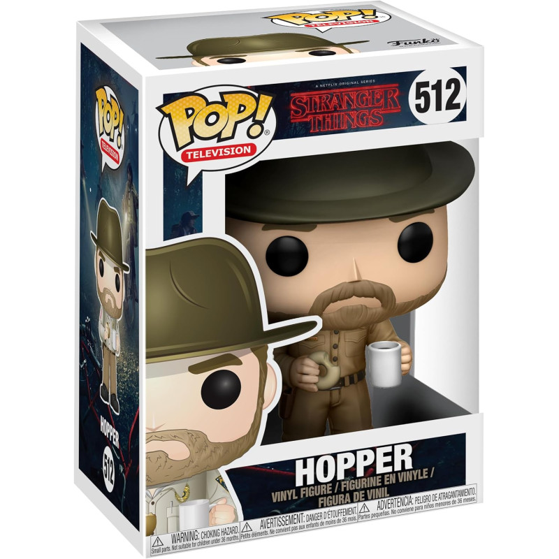 Stranger Things POP! TV Vinyl Figure Hopper 512 Stranger Things POP! TV Vinyl Figure Hopper 512