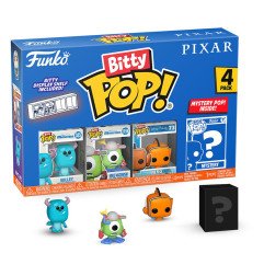 Pixar Pack of 4 Bitty POP! Vinyl Figures Monsters Inc.