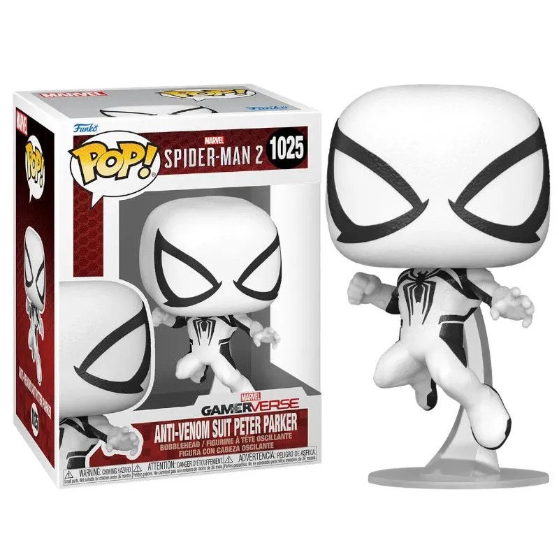 Spiderman 2 POP! Games Vinyl Figura Anti-Venom Peter 1025