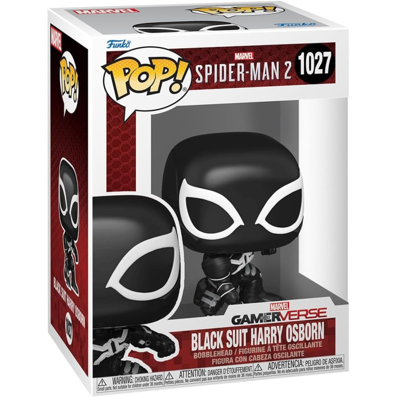 Spiderman 2 POP! Games Vinyl Figurine Harry Osborn (Black Suit) 1027 Spiderman 2 POP! Games Vinyl Figurine Harry Osborn (Black Suit) 1027