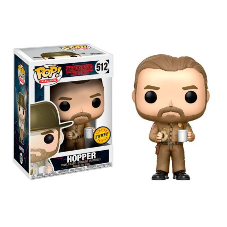 Stranger Things POP! TV Vinyl Figure Hopper 512 Chase