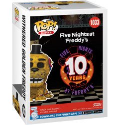 Five Nights at Freddy's POP! Games Vinyl Figura Withered Gldn Frdy 1033 3