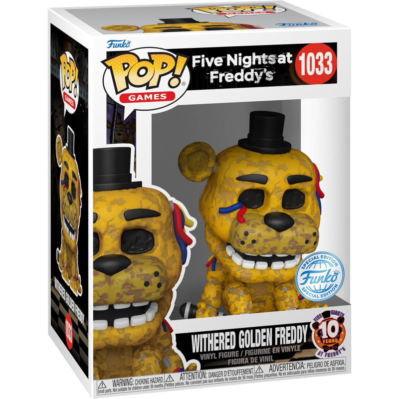 Five Nights at Freddy's POP! Games Vinyl Figurine Withered Gldn Frdy 1033 Five Nights at Freddy's POP! Games Vinyl Figurine Withered Gldn Frdy 1033