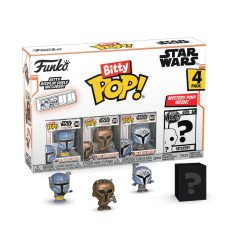 Star Wars: Mandalorian Pack de 4 Figuras Bitty POP! Vinyl Heavy Mandalorian 2,5 cm