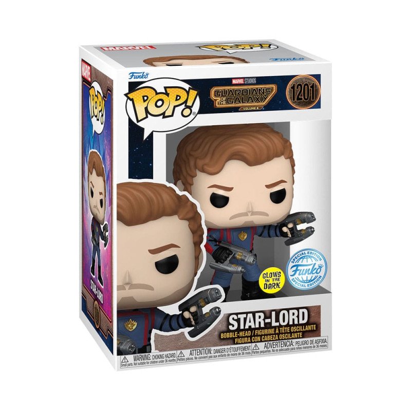 Guardians of the Galaxy POP! Vinyl Figura Star-Lord(GW) Exclusive Edition 1201