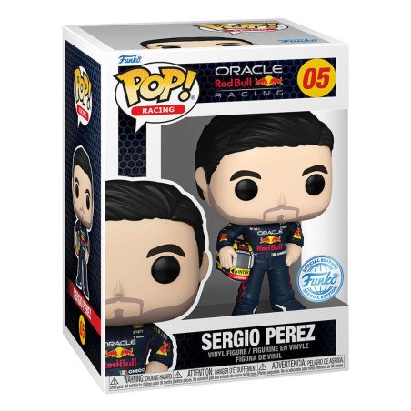 Formula 1 POP! Racing Vinyl Figura Sergio Perez w/helmet Exclusive Edition 05