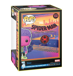 Spider-Man: Across the Spider-Verse POP! Marvel Vinyl Figura Miles Morales(BLKLT) Exclusive Edition 1233