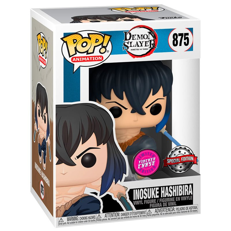 Demon Slayer: Kimetsu no Yaiba Figura POP! Animation Inosuke 875 Chase Demon Slayer: Kimetsu no Yaiba Figura POP! Animation Inosuke 875 Chase