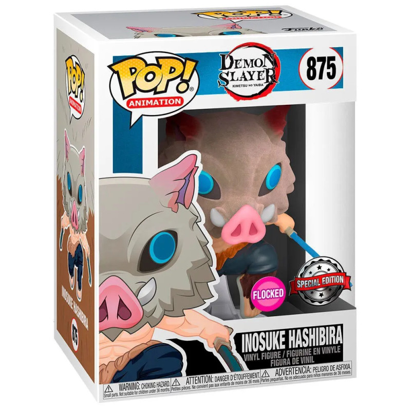 Demon Slayer: Kimetsu no Yaiba Figura POP! Animation Inosuke 875 Demon Slayer: Kimetsu no Yaiba Figura POP! Animation Inosuke 875