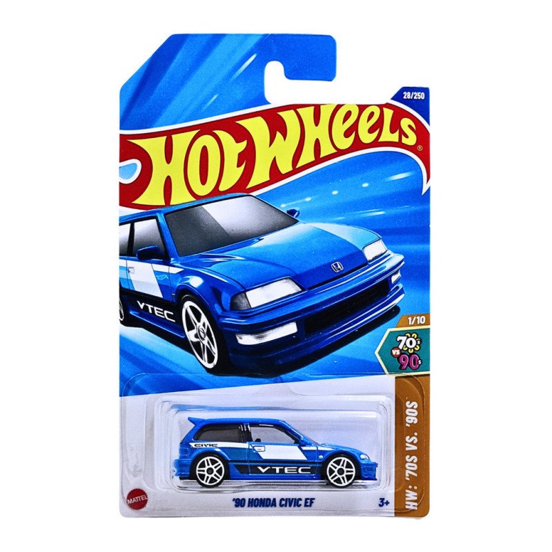 Hot Wheels ’90 Honda Civic EF (HW: ’70s vs ’90s) nº 28 HYW81 serie 1/10