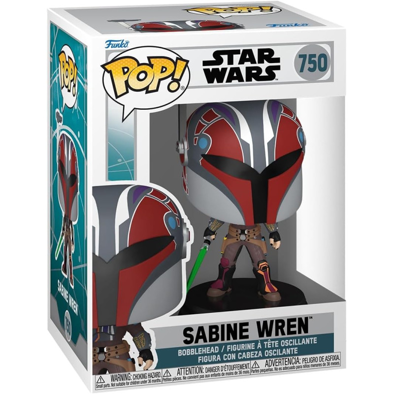Star Wars: Ahsoka Figura POP! Vinyl S3- Sabine Wren 750 Star Wars: Ahsoka Figura POP! Vinyl S3- Sabine Wren 750