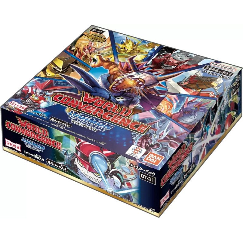 [PREORDER] [ENGLISH] Digimon Card GameWorld Convergence (BT-21) Booster Box