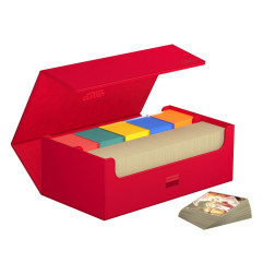 Ultimate Guard Arkhive 800+ XenoSkin Monocolor Rojo 3