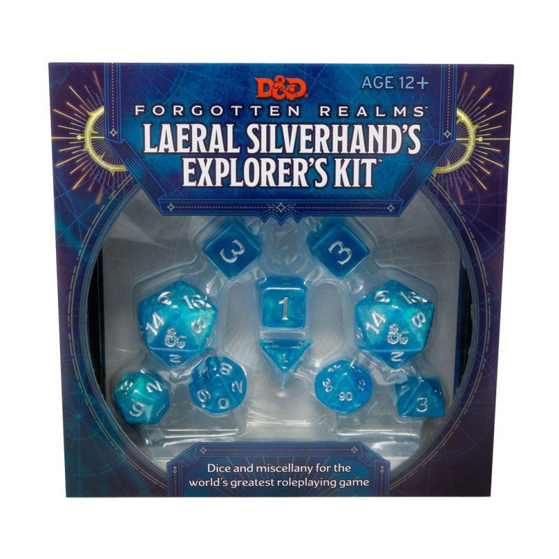 [ENGLISH] Dungeons & Dragons Forgotten Realms: Laeral Silverhand's Explorer's Kit - Dice & Miscellany