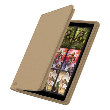 Ultimate Guard Zipfolio 480 - 24-Pocket XenoSkin (Quadrow) - Beige