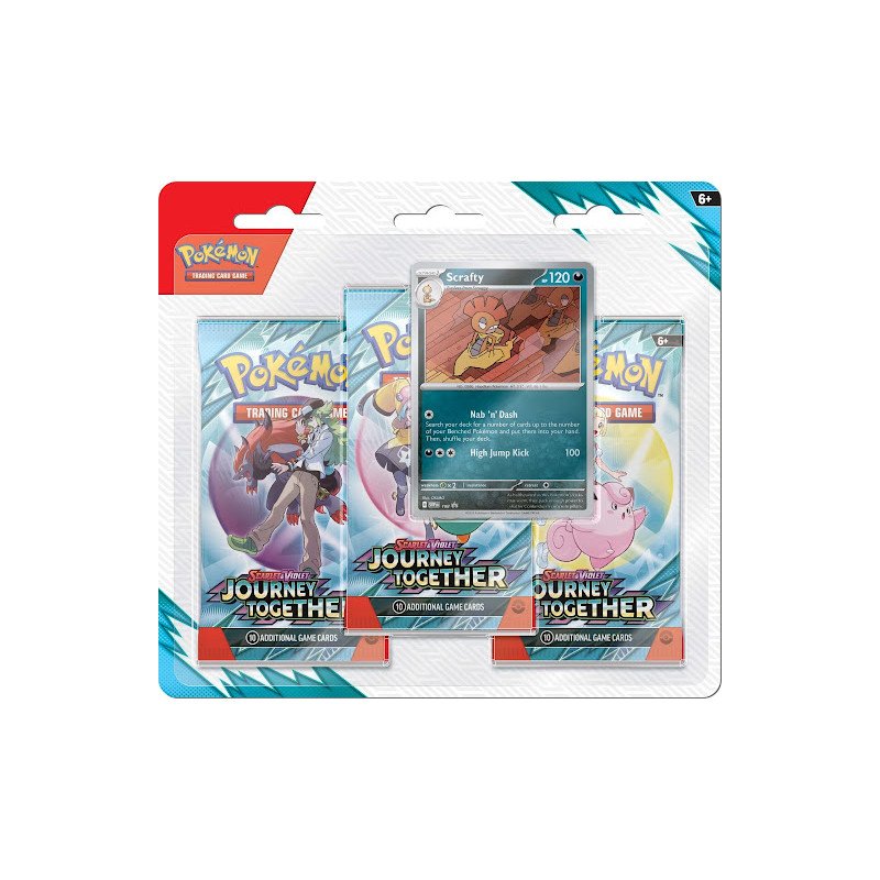 [PREORDER][ENGLISH] Pokémon TCG: Scarlet & Violet 9 – Journey Together 3-Pack Blister