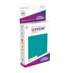 Ultimate Guard Supreme UX Sleeves Fundas de Cartas Tamaño Japonés Gasolina Azul Mate (60)