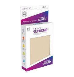 Ultimate Guard Supreme UX Sleeves Fundas de Cartas Tamaño Japonés Beige (60)