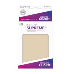 Ultimate Guard Supreme UX Sleeves Fundas de Cartas Tamaño Japonés Beige (60)