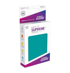 Ultimate Guard Supreme UX Sleeves Fundas de Cartas Tamaño Japonés Gasolina Azul (60)