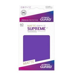 Ultimate Guard Supreme UX Sleeves Fundas de Cartas Tamaño Japonés Violeta Mate (60)