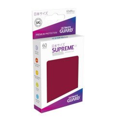 Ultimate Guard Supreme UX Sleeves Fundas de Cartas Tamaño Japonés Borgoña (60)