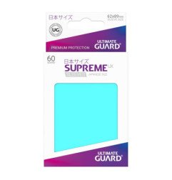 Ultimate Guard Supreme UX Sleeves Fundas de Cartas Tamaño Japonés Aguamarina (60)