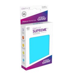 Ultimate Guard Supreme UX Sleeves Fundas de Cartas Tamaño Japonés Azul Celeste (60)