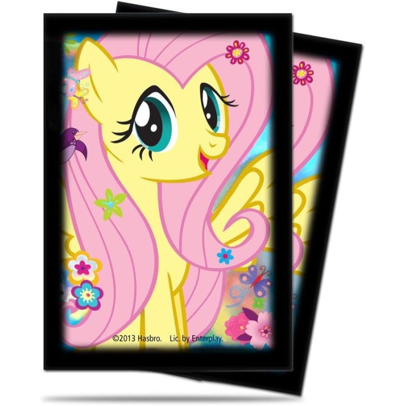 Ultra Pro My Little Pony Fundas protectoras de cubierta de tamaño pequeño con Fluttershy