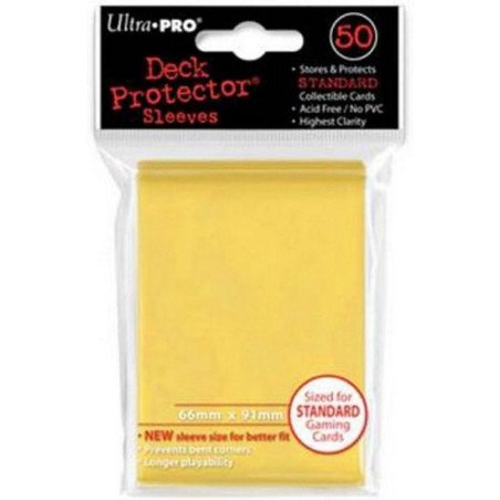 Ultra Pro Protector de cartas Amarillo Canario (50)