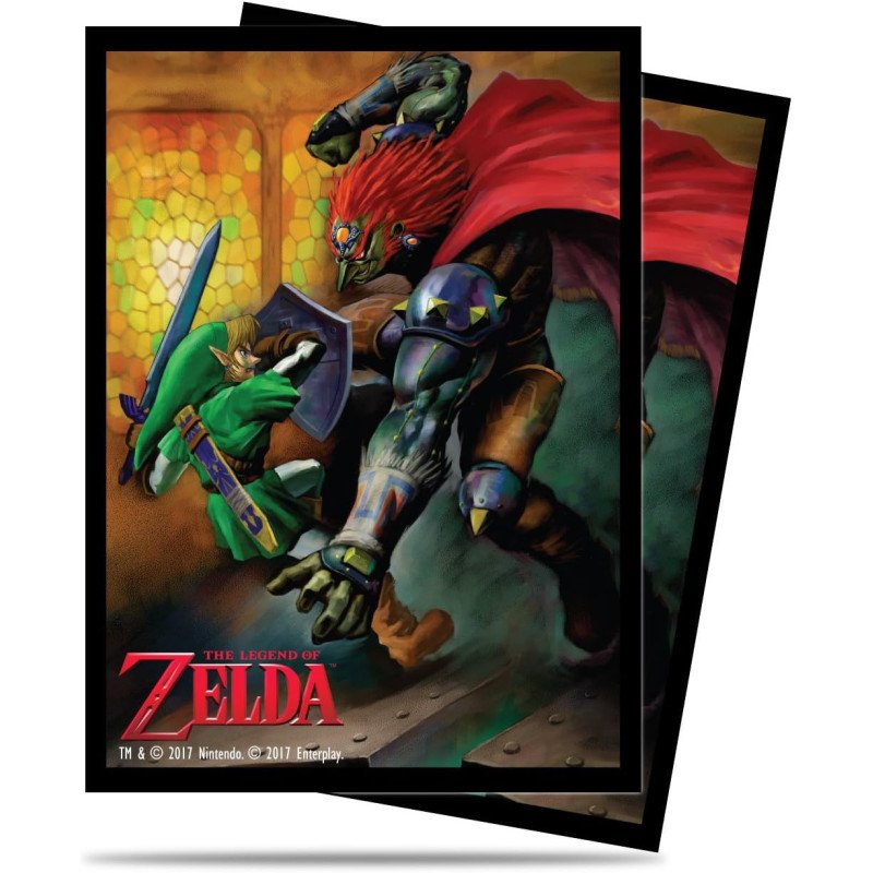 Ultra Pro The Legend of Zelda Link Gannon Fundas Protectoras de Cartas Tamaño Standard (65)