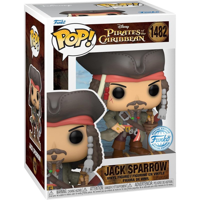 Pirates of the Caribbean Figurine POP! Movies Vinyl Jack Sparrow 1482