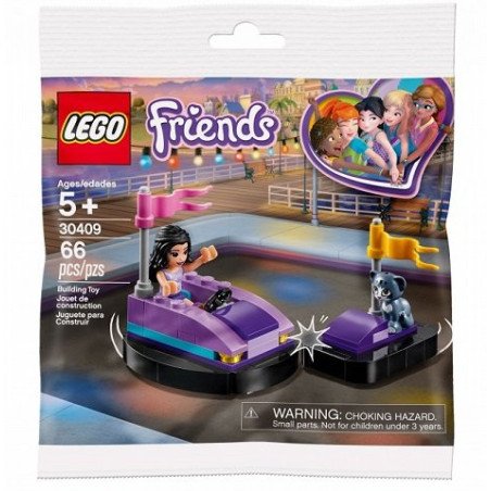 Lego Friends Emma en coches de choque
