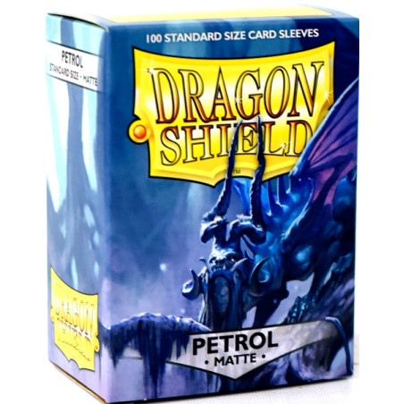 Fundas Dragon Shield Standard Mate Petrol (100 fundas)