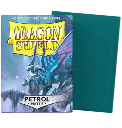 Fundas Dragon Shield Standard Mate Azul Gasolina (100 fundas)