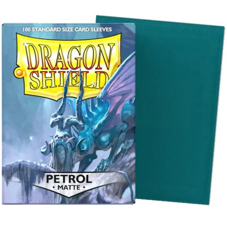 Dragon Shield Dual Standard Sleeves Matte Petrol (100 Sleeves)