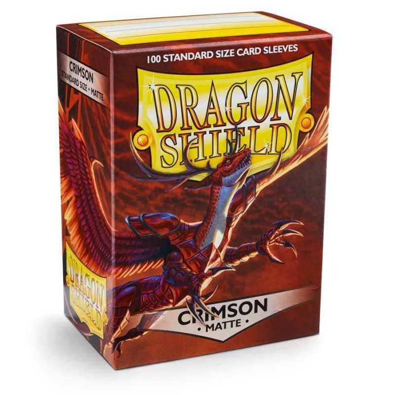 Dragon Shield Standard Sleeves Matte Crimson (100 Sleeves)