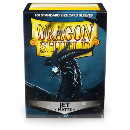 Dragon Shield Standard Sleeves Matte Jet (100 Sleeves)