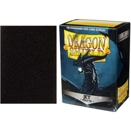 Dragon Shield Standard Sleeves Matte Jet (100 Sleeves)