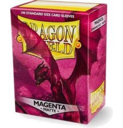 Dragon Shield Standard Sleeves Matte Magenta (100 Sleeves)