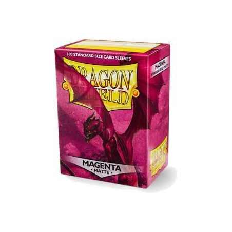Dragon Shield Standard Sleeves Matte Magenta (100 Sleeves)