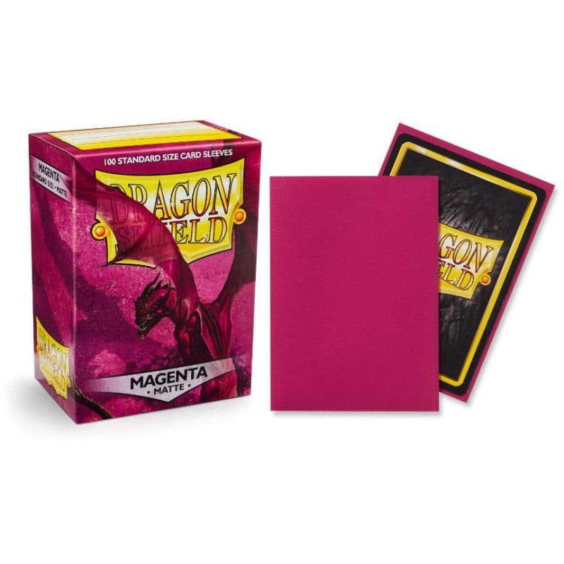 Dragon Shield Standard Sleeves Matte Magenta (100 Sleeves)